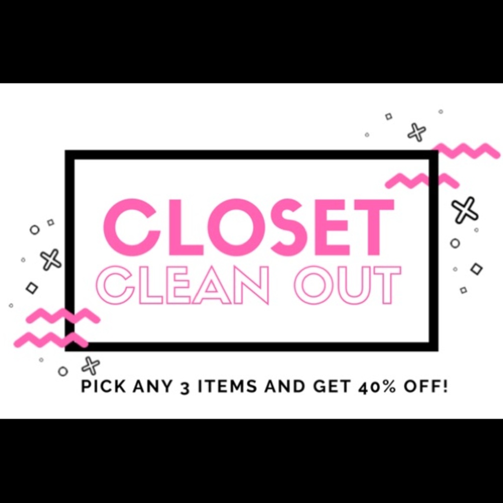 CLOSET CLEAN OUT!